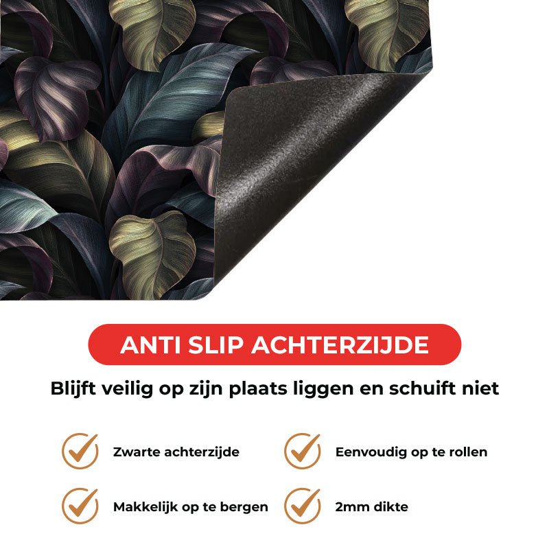Kookio Inductie beschermer - Tropische bladeren