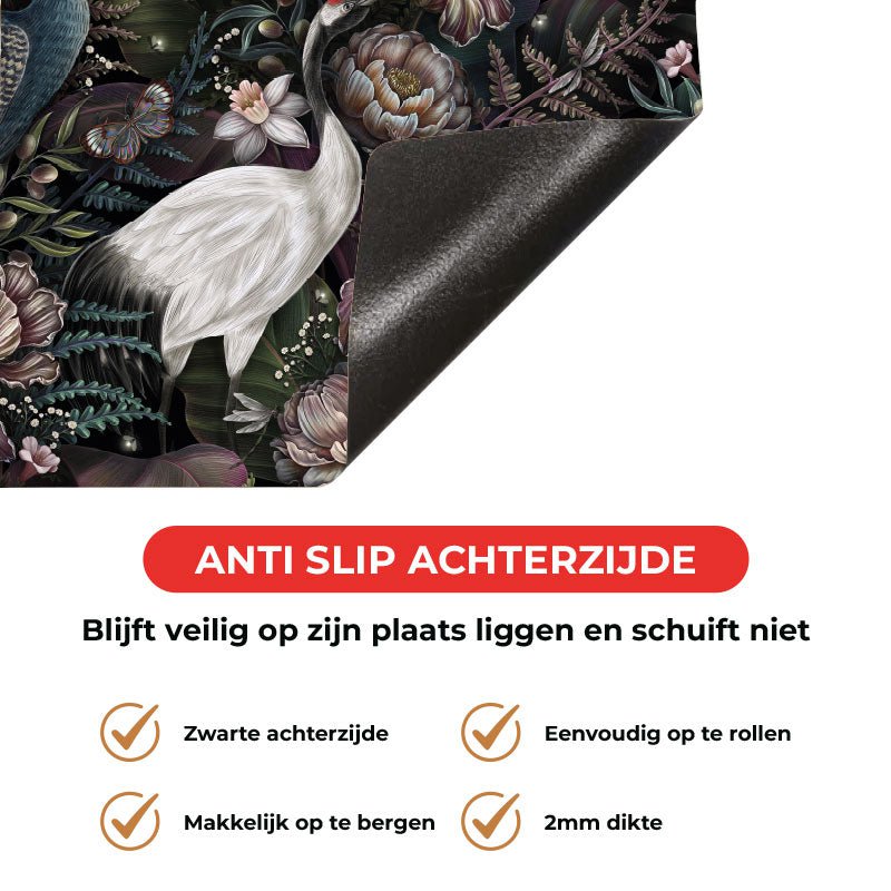 Zwarte vinyl Kookio inductiebeschermer  - Brightstore