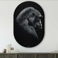 Kookio® Luxe Aluminium Muurovaal - Stijlvolle Wanddecoratie | Gorilla