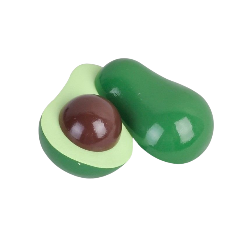 MAMAMEMO® Houten Avocado - 2 Delen