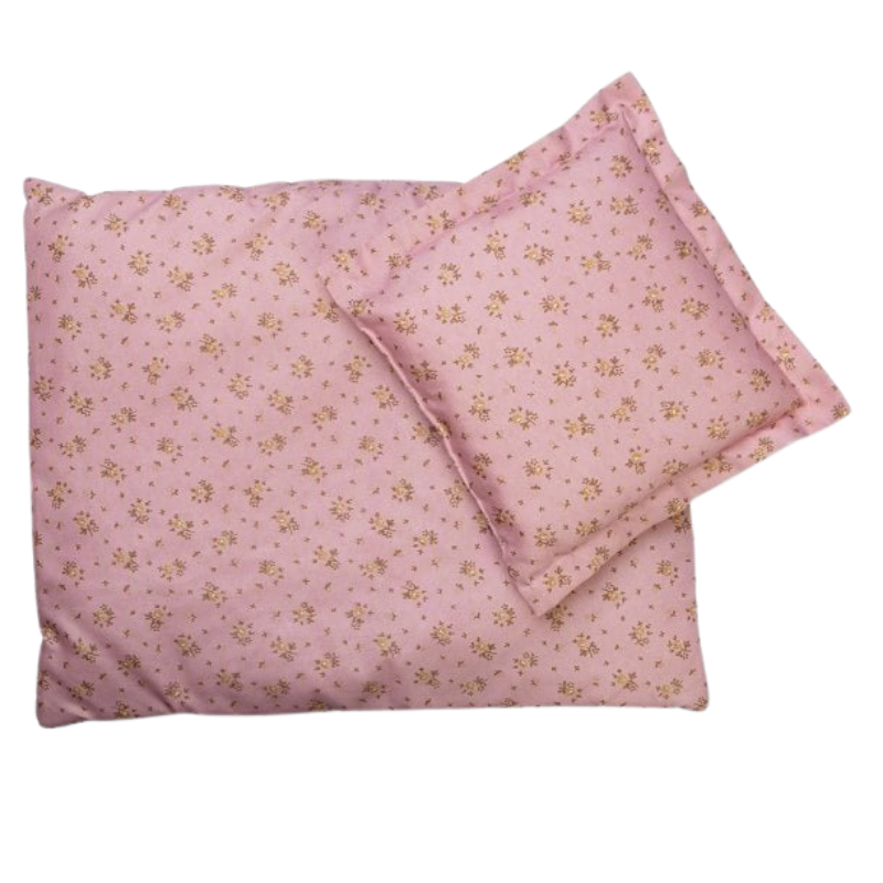 MAMAMEMO® Poppen Bedset Rose - 50 cm - bij Brightstore.nl