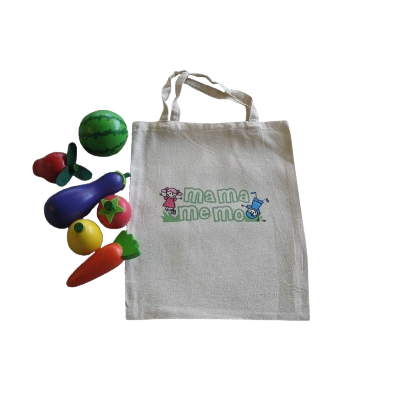 MAMAMEMO® Katoenen Speelgoed Boodschappentasje - bij Brightstore.nl
