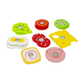 MAMAMEMO® Houten Speelgoed Broodbeleg - 8-Delige Lunchset - bij Brightstore.nl