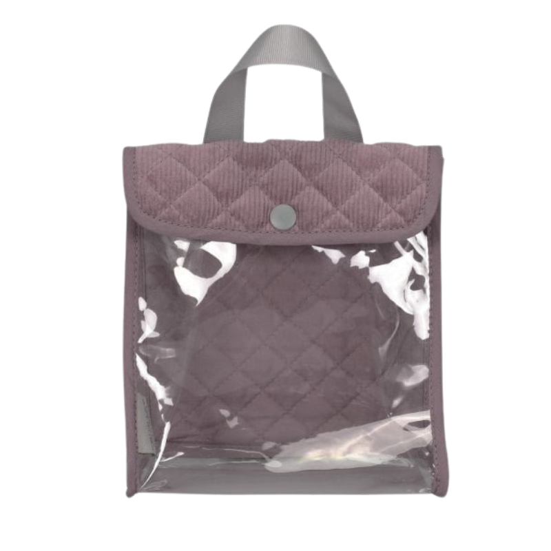 MAMAMEMO® Poppen Eetset Lila in Corduroy Tas - 7-Delig - bij Brightstore.nl