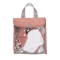MAMAMEMO® Poppen Eetset Roze in Corduroy Tas - 7-Delig - bij Brightstore.nl