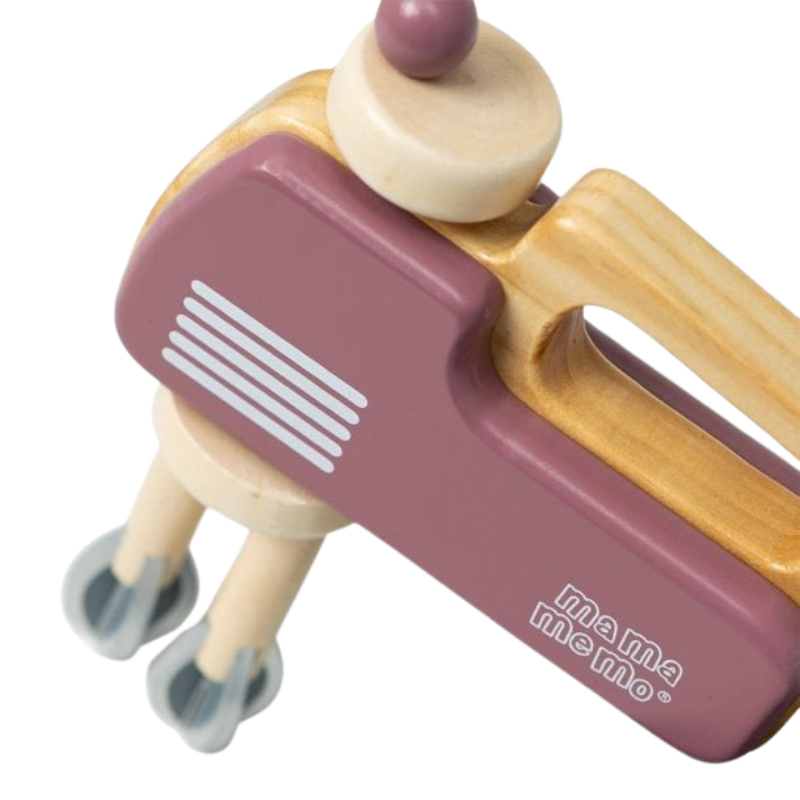 MAMAMEMO® Houten Speelgoed Handmixer met Kom - Roze - bij Brightstore.nl