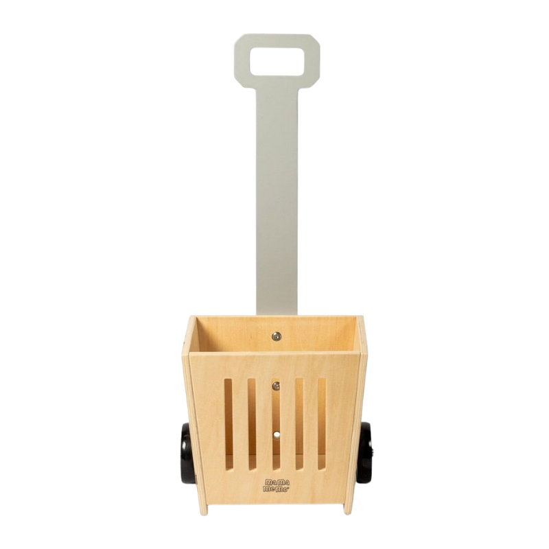 MAMAMEMO® Houten Speelgoed Winkelmand op Wielen - Trolley - Bij Brightstore.nl