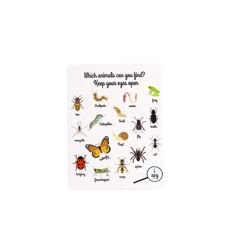 MAMAMEMO® Nature Houten Insectenhuis met Afvinkboekje - Speelgoed - bij Brightstore.nl