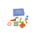 MAMAMEMO® Houten Lunch Box - Blauw