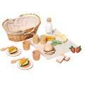 MAMAMEMO® Houten Speelgoed Picknickmand Gevuld - 35-Delige Limited Edition - bij Brightstore.nl