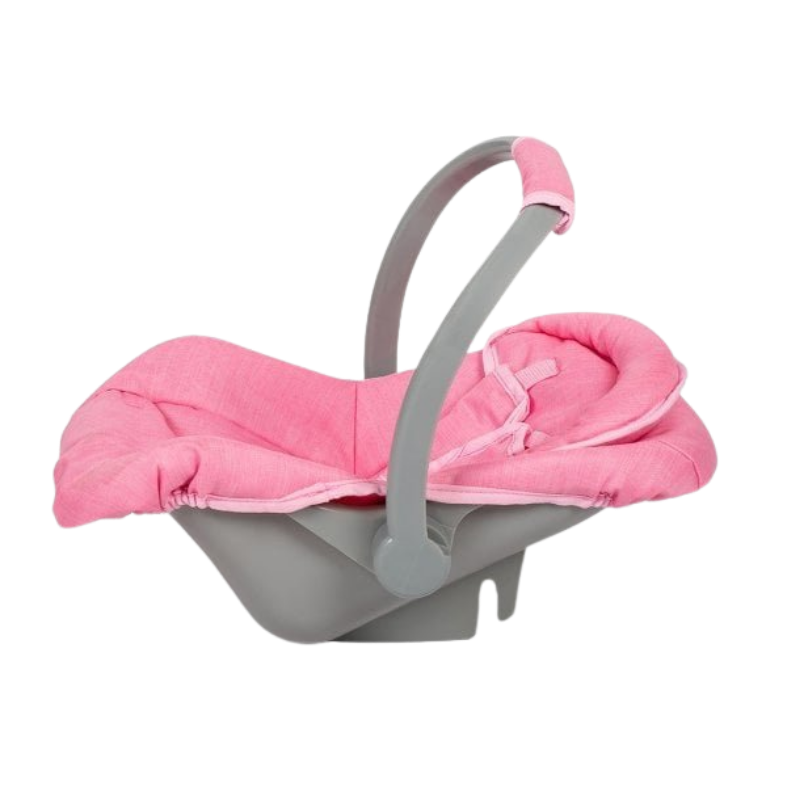 MAMAMEMO® Poppen Autostoel & Draagstoel - Roze - bij Brightstore.nl