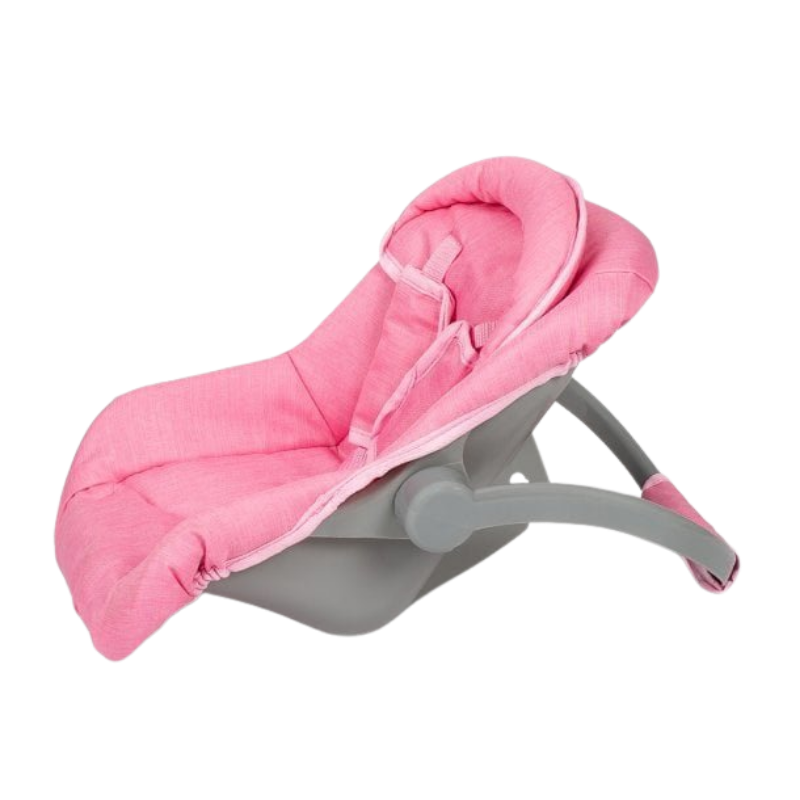MAMAMEMO® Poppen Autostoel & Draagstoel - Roze - bij Brightstore.nl