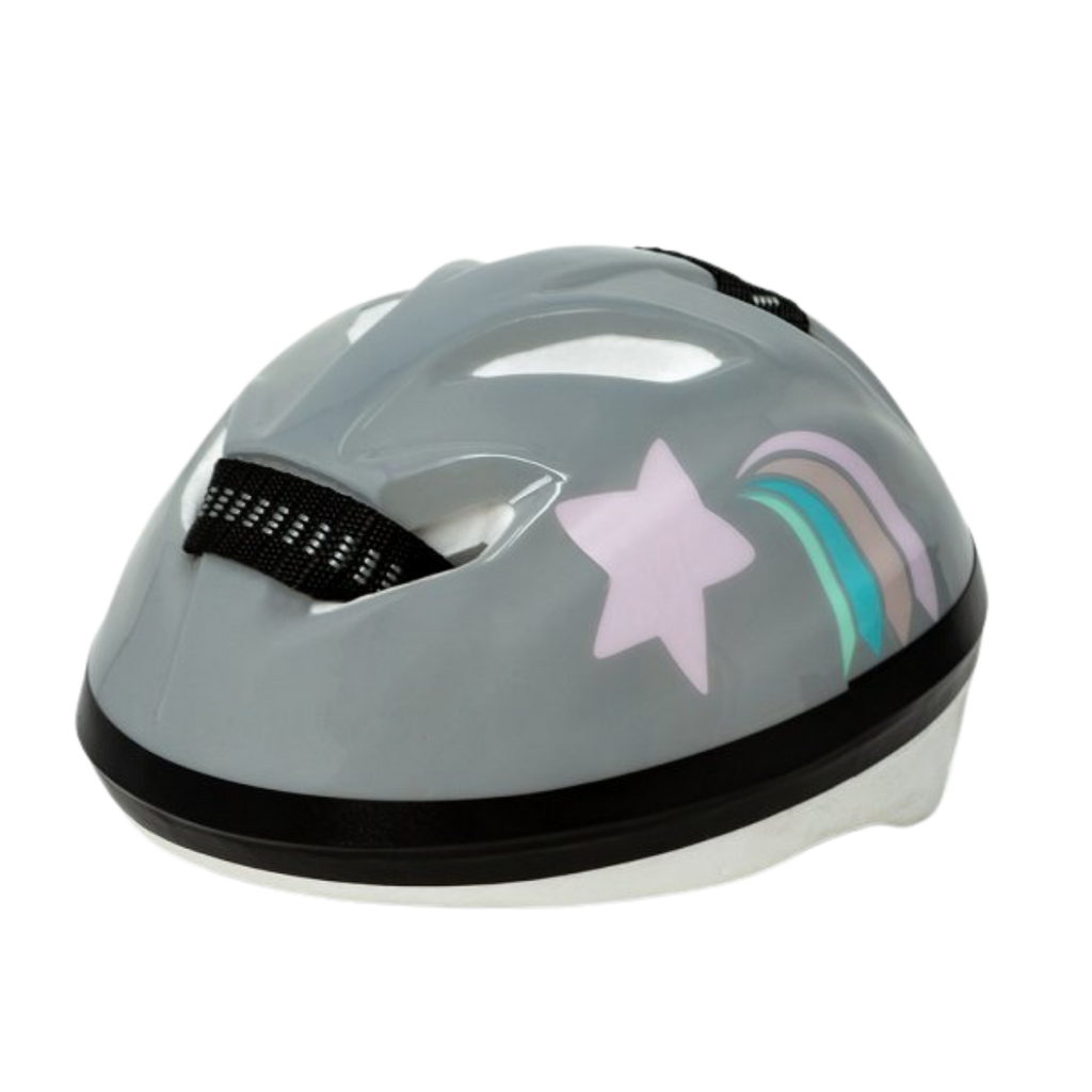 MAMAMEMO® Poppenfietshelm - Grijs