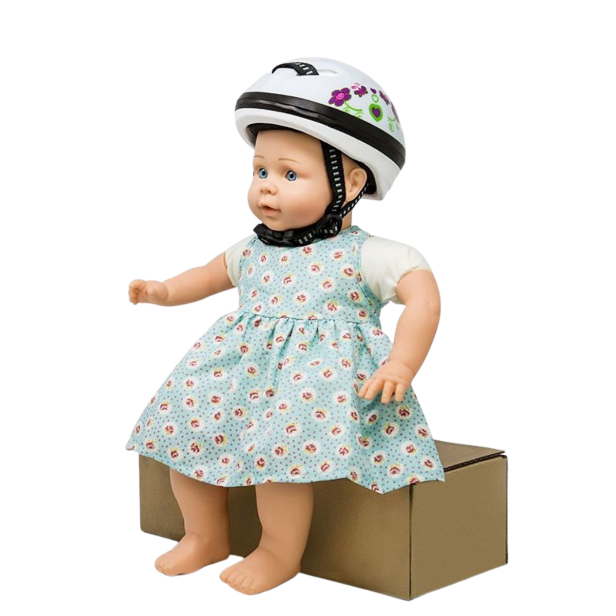 MAMAMEMO® Poppenfietshelm - Wit