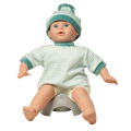 MAMAMEMO® Houten Poppenpotje Grijs - Poppenaccessoires - bij Brightstore.nl