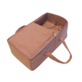 MAMAMEMO® Poppen Reiswieg Roze in Corduroy - 41 cm - bij Brightstore.nl