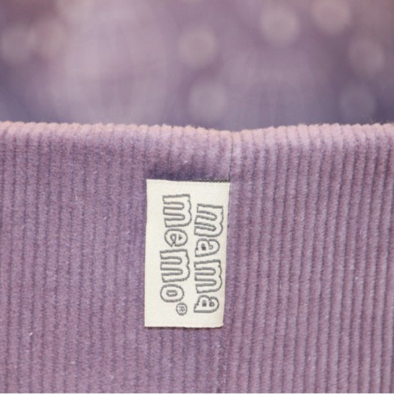 MAMAMEMO® Poppen Reiswieg Lila in Corduroy - 35 cm bij Brightstore.nl