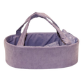 MAMAMEMO® Poppen Reiswieg Lila in Corduroy - 35 cm bij Brightstore.nl