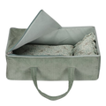 MAMAMEMO® Poppen Reiswieg Mint in Corduroy - 41 cm - bij Brightstore.nl