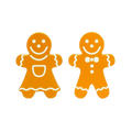 MAMAMEMO® Houten Speelgoed Speculaaspop Meisje - Gingerbread - bij brightstore.nl
