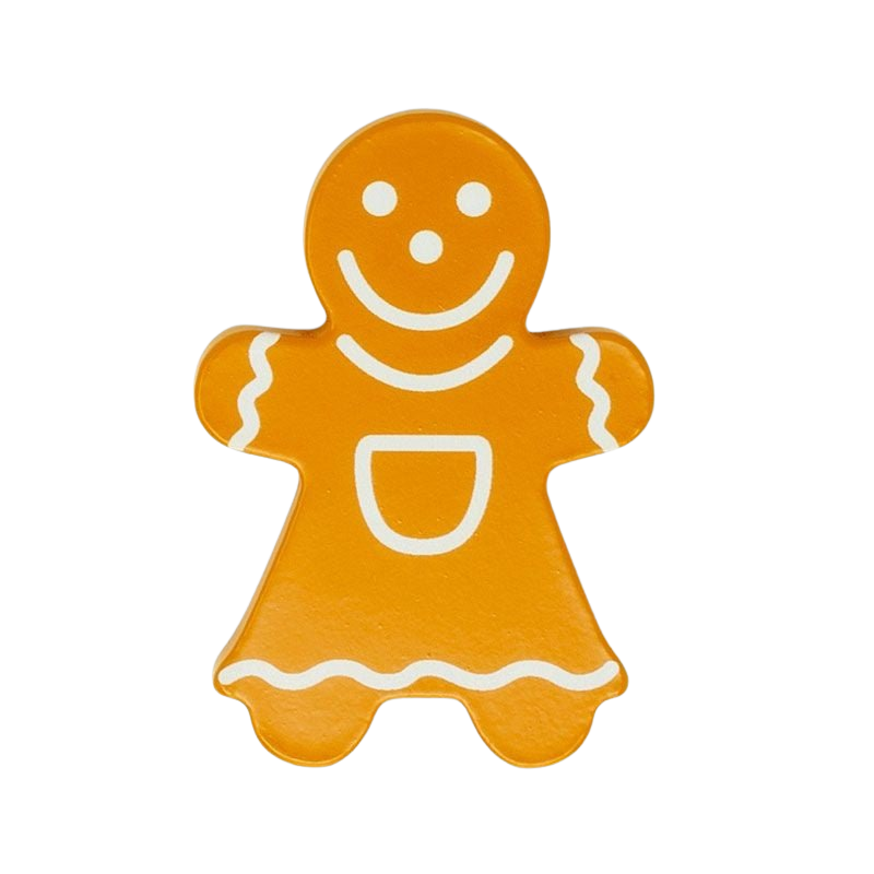MAMAMEMO® Houten Speelgoed Speculaaspop Meisje - Gingerbread - bij brightstore.nl