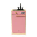 MAMAMEMO® Houten Speelgoed Vaatwasser Roze met Spoelbak & Geluid - bij Brightstore.nl