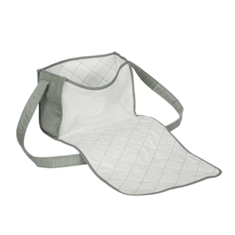 MAMAMEMO® Poppen Verzorgingstas Mint in Corduroy - Met Accessoires - bij Brightstore.nl