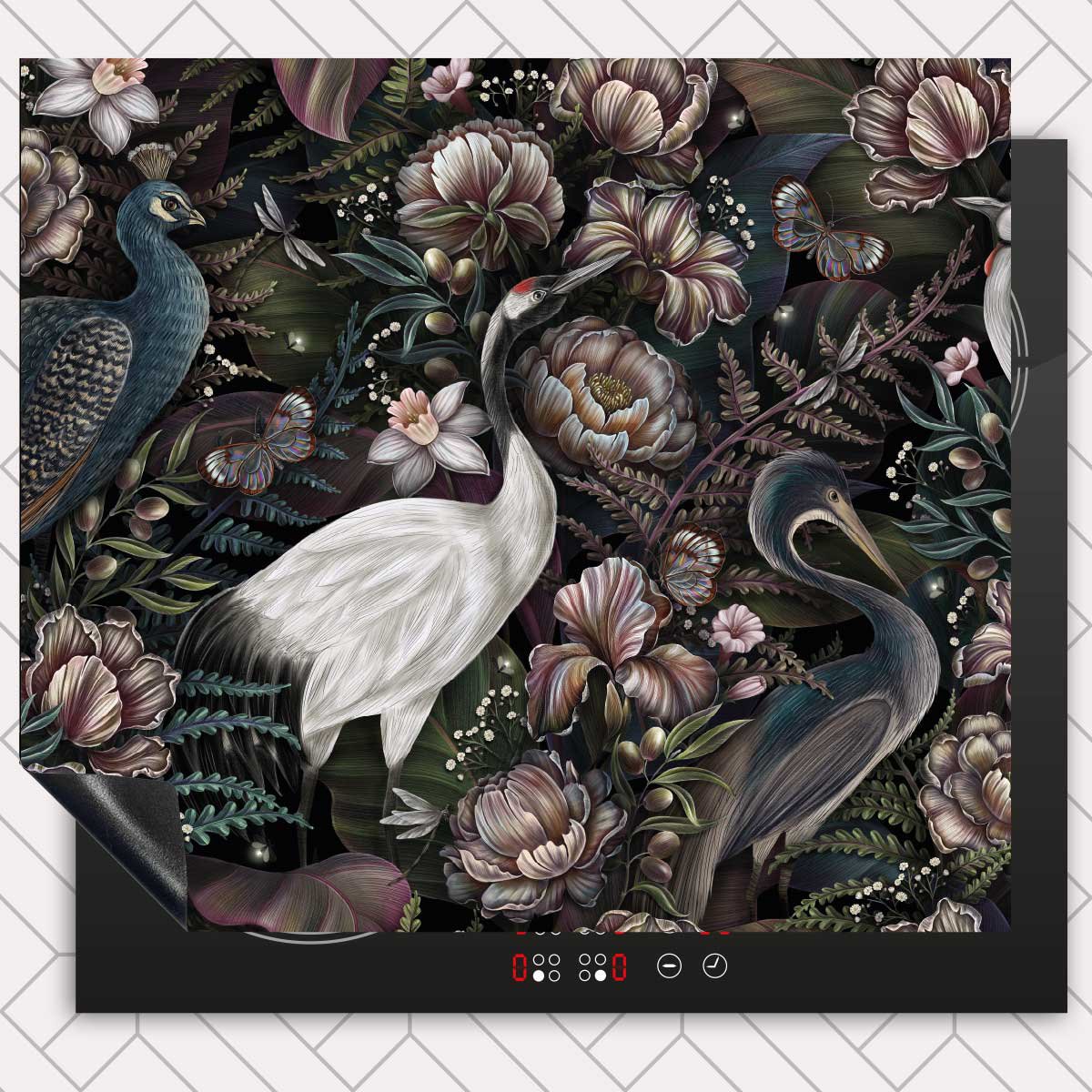 Zwarte vinyl Kookio inductiebeschermer  - Brightstore