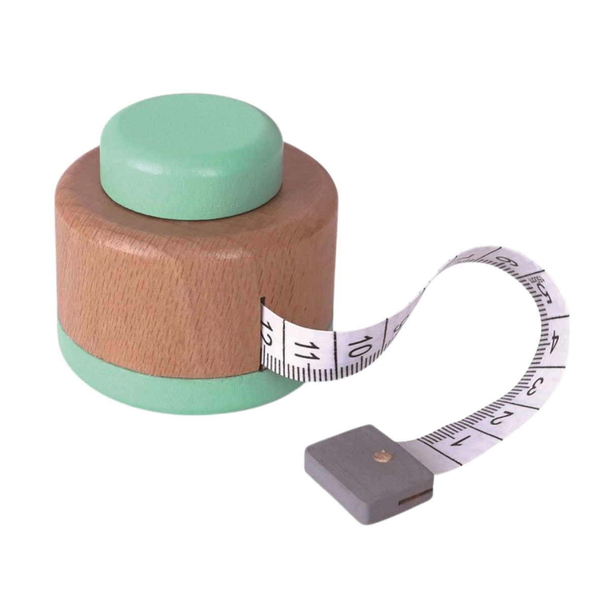 MAMAMEMO® Houten Meetlint - Mintgroen